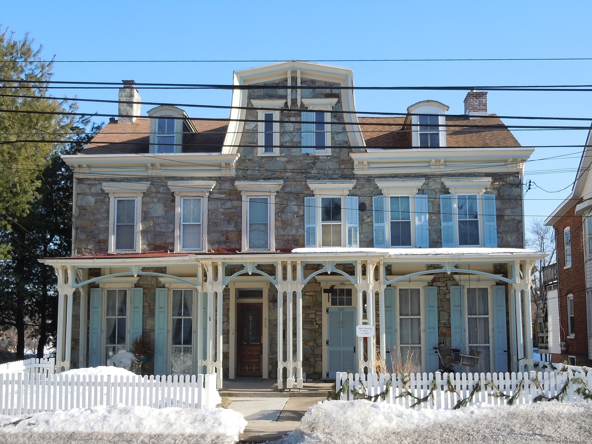 East Lancaster Avenue in downtown Downingtown, Pennsylvania