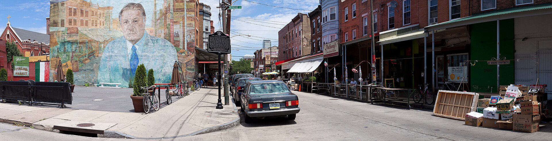 The Italian Market on 9th Street in Bella Vista, South Philadelphia